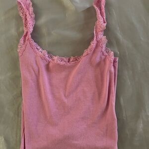 COTTON ON pink lace tank top